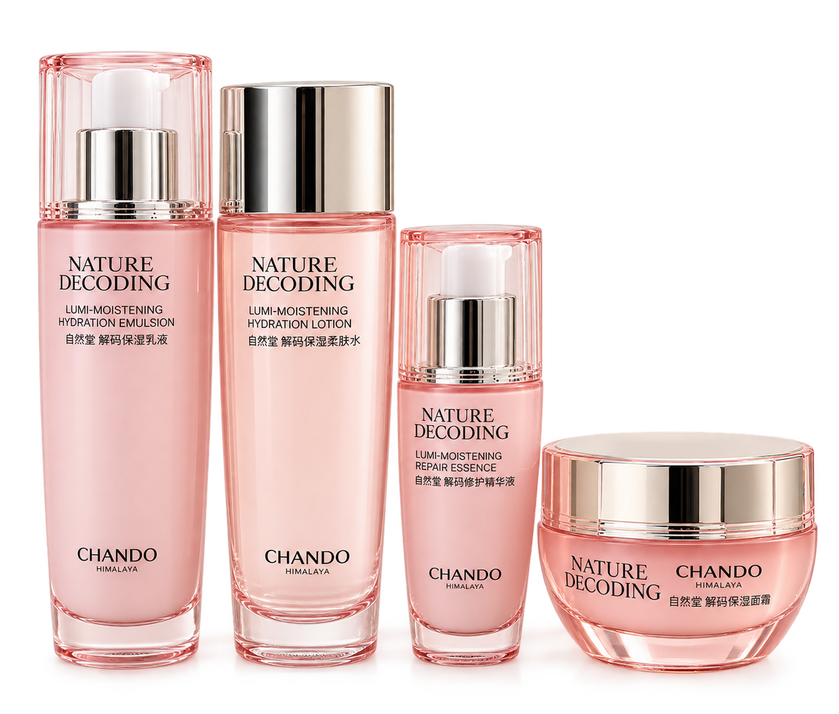 CHANDO Glow Hudvårdsset – 4 delar
